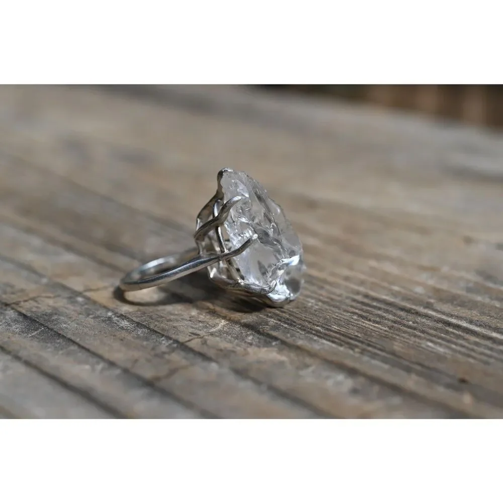 13 carat Lake county diamond engagement ring sterling silver